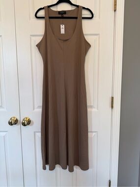 Banana Republic | Dresses | Nwt Banana Republic Gully Asymmetrical Seam Maxi Dress Oversized Petites Xxs